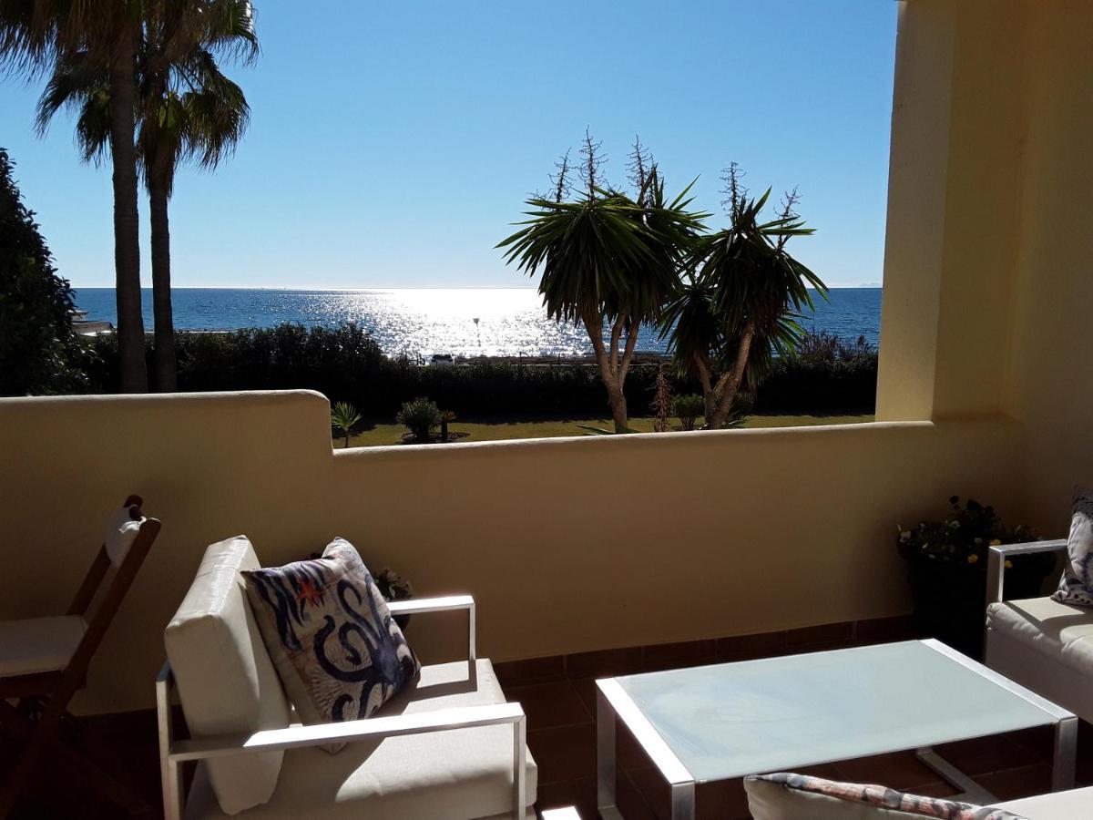 Beachfront Neptuno I, Complex,Views,Pool,Garden, Elviria Marbella Exterior foto