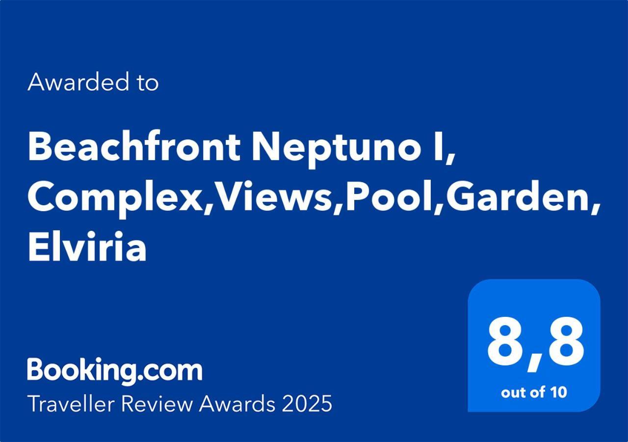 Beachfront Neptuno I, Complex,Views,Pool,Garden, Elviria Marbella Exterior foto